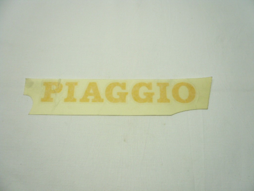 Aufkleber "PIAGGIO" NRG MC2 links gelb